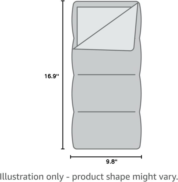 Coleman Flatlands 40°F Sleeping Bag, Made from 100% Recycled Material, Cool Weather Adult Sleep Sack - Image 7